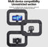 Nagnahz 8000mAh Smartphone Ring Selfie Light Kit Handheld LED Mobile Video Stabilizer Fill Lighting Rig Lights Built