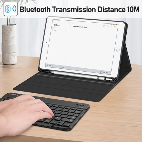 Fintie Keyboard Case for iPad 9th/8th/7th Gen (2021/2020/2019) 10.2 Inch with Detachable Wireless Bluetooth Keyboard