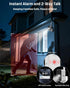Xega 4G 10000mAh 180, 2K 2-Way IP66, Cellular Security Camera: Battery, No WiFi Need, Pan Motion Detection, Color Night