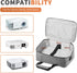 Grekos Projector Carrying Bag, Projector Carrying Case for Accessories, Portable Carrying Bag with Laptop Compartment