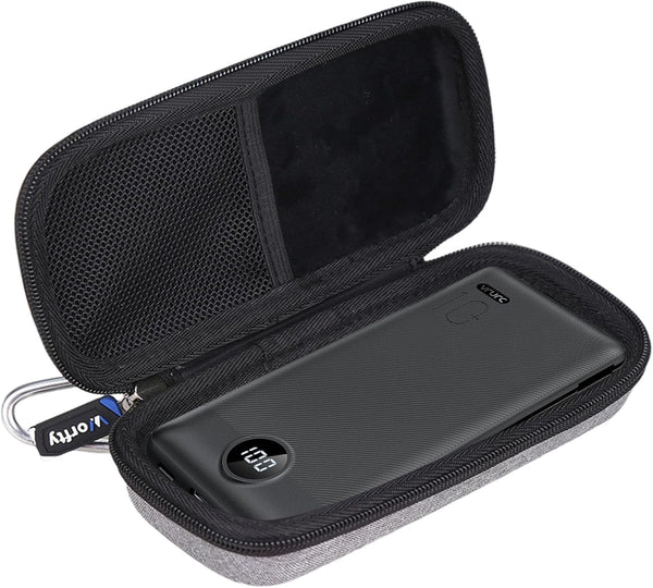 worfty Case for VRURC/VEGER/FOCHEW/Charmast/citicr/GKUTW Portable Charger with Built-in Cables & AC Wall Plug
