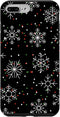 Black Christmas Phone Case for iPhone 7 Plus/8 Plus - Winter Lover Snowflake Design