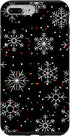 Black Christmas Phone Case for iPhone 7 Plus/8 Plus - Winter Lover Snowflake Design