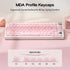 EPOMAKER Set 123 61/68/84/87/98/100/104-Key Lusterfly Jelly Keycaps - Keys Double-Shot Laser Engraved, MDA Profile