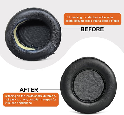 Upgraded Replacement Earpad Cushions GVOEARS Ear Pads for Corsair Virtuoso RGB Wireless SE XT Gaming Headset with