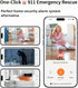 Gianteye 2K (2-Pack), 2.4/5GHz 2-Way Indoor Security Camera Dual-Band WiFi Pet & Baby Monitor, AI Event Detection