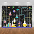 Chemical Science Birthday Party Backdrop 7x5ft for Kids Chemistry Lab Decorations