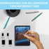 HESSION 10 Pack Stylus Pen for All Capacitive Touch Screens, Suitable for iPhone, iPad, Samsung Galaxy Tablets, Black