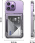 iPhone 14 Pro Max Clear Wallet Case - Heavy Duty, Shockproof, Anti-Scratch, Credit Card Holder, 6.7" Protection.