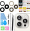ASDAWN Back Camera Lens Glass Replacement for iPhone 15 Pro, 6.1 Inches, Pre-Installed Adhesive with Installation Manual