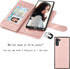 Njjex Wallet Case for Samsung Galaxy Note 10 - PU Leather ID Credit Holder Folio Flip with 9 Card Slots