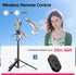 ULANZI MT-70 63" 2 360 Extendable Tripod, Selfie Stick Vlog Tripod Stand with Phone Clips as Teleprompter, Rotate