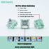 Kutethy X Gateron Jade Series Dual-Stage Spring Pre Lubed Switches Silver V3 Pro, 3-Pin 45gf Linear/RGB/LED Switches