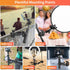 Double Clamp Mount Bracket with 360° Ballhead Magic Arm, Super Clamp for Umbrella, Tripod, and Light Stand