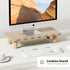 AFOOYO Monitor Stand Riser,Cookie-Shaped Sturdy Wood Computer Monitor Stand, Monitor Stand Riser, Multi-Purpose Desktop