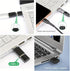 New USB to Type C Adapter, 4 Pack: Type C Female to Micro Male, Lightning Female to Type C Male, USB Male