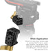 NATO Clamp, Quick Release Lock Clamp with 1/4" 3/8" ARRI Thread, Standard NATO Clamp for Camera Cage