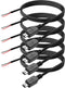 YAODHAOD Mini USB Male Pigtail Power Cable, 5V 3A Mini USB to 2 Pin Open End for USB Equipment, 1M/3.3FT