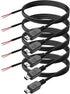 YAODHAOD Mini USB Male Pigtail Power Cable, 5V 3A Mini USB to 2 Pin Open End for USB Equipment, 1M/3.3FT