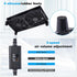 120mm 5V, 3-Degree Quiet Dual USB Fan Dual-Ball Bearings, USB Fan with L/M/H Speed Controller High Airflow Cooling Fan