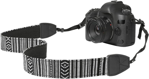 MoKo Camera Strap, Retro Cotton Canvas Woven Strap Universal Shoulder Neck Sling