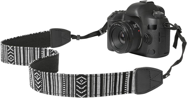 MoKo Camera Strap, Retro Cotton Canvas Woven Strap Universal Shoulder Neck Sling