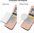 KIHUWEY 15 6.1 Inch for iPhone Case Wallet Compatible with MagSafe Wireless Charging, Credit Card Holder, RFID Flip