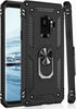 IKAZZ Military Grade Shockproof Case for Galaxy S9 - Heavy Duty Protective Phone Cover with Magnetic Kickstand, Black