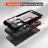 Rossy for Samsung Galaxy A21 Wallet Case with Card Holder, Dual Layer Hybrid Soft Silicone Hard PC with Kickstand