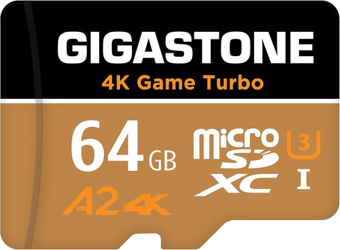 Gigastone for Switch 1 Only 64GB Micro SD Card, 4K Game Turbo, MicroSDXC