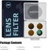 Walking Way Set 4/5 4 Pack ND8 ND16 ND32 Camera Lens Filters ND PL Compatible with DJI Osmo Action Pro Accessories Kit