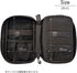 5 3.6 8.5, (A7765-24) LIHIT LAB Gadget Pouch, Double, x x Black