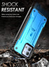 Poetic Revolution Case for Motorola Moto G Stylus 4G 2023 - Rugged, Shockproof, 20FT Drop Tested, Light Blue, Kickstand