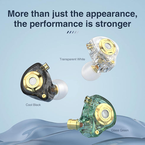 FEDAI TRN MT1 Pro HiFi in Ear Earphone, Dual Magnetic Dynamic Driver Sport Headphone, Noise Cancelling Detachable Cable