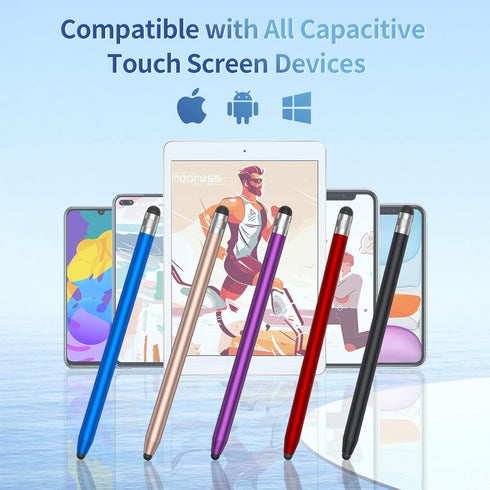 Stylus Pens for Touch Screens (5 Pcs), Precision & Sensitivity Capacitive Stylus for iPad, iPhone, Samsung Galaxy,