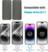 iPhone 14 Pro 6.1" Matte Privacy Screen Protector 2 Pack, Anti-Glare, Scratch Resistant, Smooth Touch, Full Coverage.
