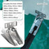 Heavy Duty Transom Mount with Spray Shield Compatible with Garmin Echo/EchoMap/GPSMAP/GT 4pin/8pin/12pin Transducer