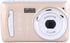 Mini Video Camera with 2.4 Inch LCD Screen, 1600W Full HD Compact Camera, 4X Digital Zoom, Golden