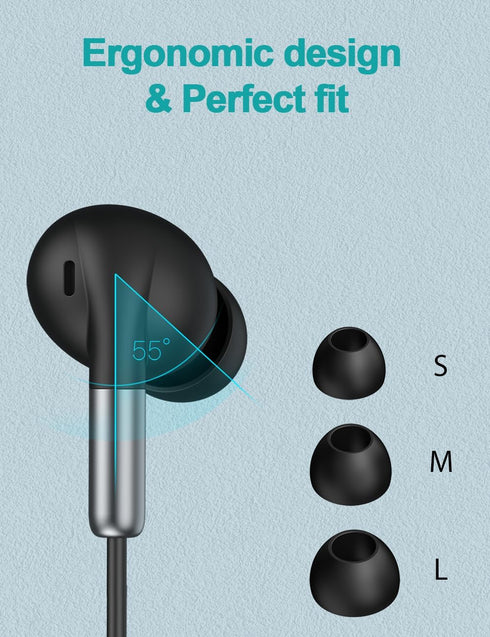 DUKABEL USB PC Earbuds, USB Gaming Earbuds with Mic for PC/PS4/PS5, Black Noise Canceling Wired Headphones with Remote