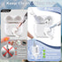 R-fun Case Cover for AirPods 4th with Cleaner Kit, Soft Skin Silicone with Keychain, Full Protective Case for Apple