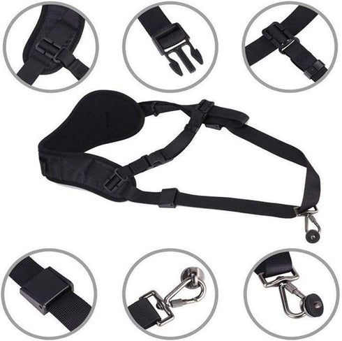 WANBY Padded Shoulder Neck Strap Quick Release Sling Belt for DSLR SLR Cameras