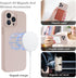 MCFANCE Silicone Magnetic Case for iPhone 13 Pro Max, Compatible with MagSafe, Full Camera & Shock Protection - Pink