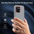 Sansunto Protection Case for iPhone 13, 14, 15, Heavy Duty Shockproof Silicone Rubber Cover for 6.1 Inch Phones