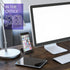 24 Pcs Adjustable Cell Phone Stand, Universal Foldable Multi Angle Pocket Stand for Desk (Black)