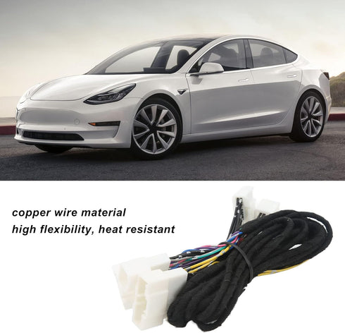 Car Stereo Speaker Wire Harness Plug for Model 3 Y 2017 2020, Lossless Sound Quality Copper Wire
