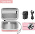 Leayjeen Digital Camera Case Compatible with Lecran/CAMKORY/IWEUKJLO/VAHOIALD/uikicon/jckduhan/akjjhfue FHD 1080P 44MP Point Digital Camera,Compact Digital Camera for Teens and Kids-Pink(Case Only)