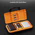 K&F Concept Camera Battery SD Card Holder for 4 SD Cards, 2 Camera Batteries, 6 TF Cards, 2 CF Cards or 2 XQDs, Water-Resistant and Anti-Shock Case, Camera Accessories, Small SD Card Case