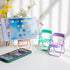 2Pcs Purple Mini Phone Stand, Universal Desk Holder for iPhones 13, 13 Pro, 13 Pro Max, 12 Pro Max
