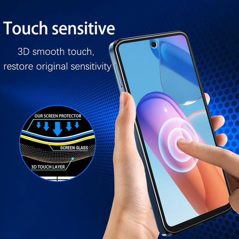 MAYtobe (2-Pack) Screen Protector for Motorola Moto G Play (2024), Tempered Glass, No Bubbles, Anti Scratch