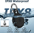 4 Pack Airtag Holder, IPX8 Waterproof Silicone Airtag Keychain for Apple Airtag, Protective Anti-Scratch Airtag Case